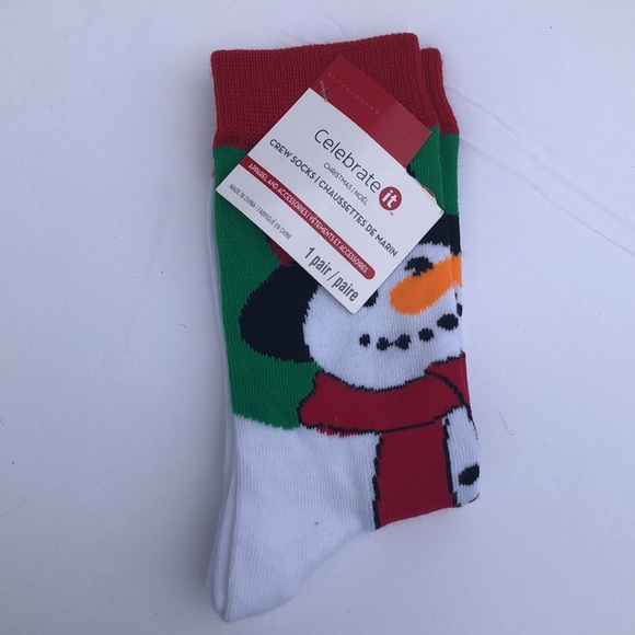 BUNDLE of Christmas crew socks-7 PAIRS!! - Picture 7 of 11